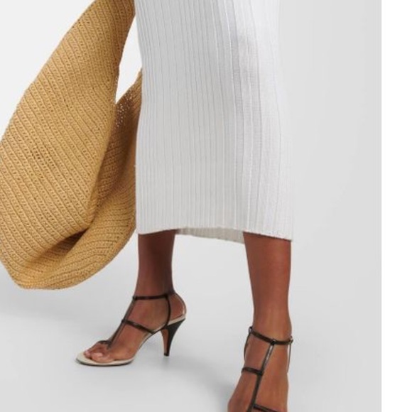 KHAITE White 'The Ottilie' Midi Dress - Picture 9 of 16